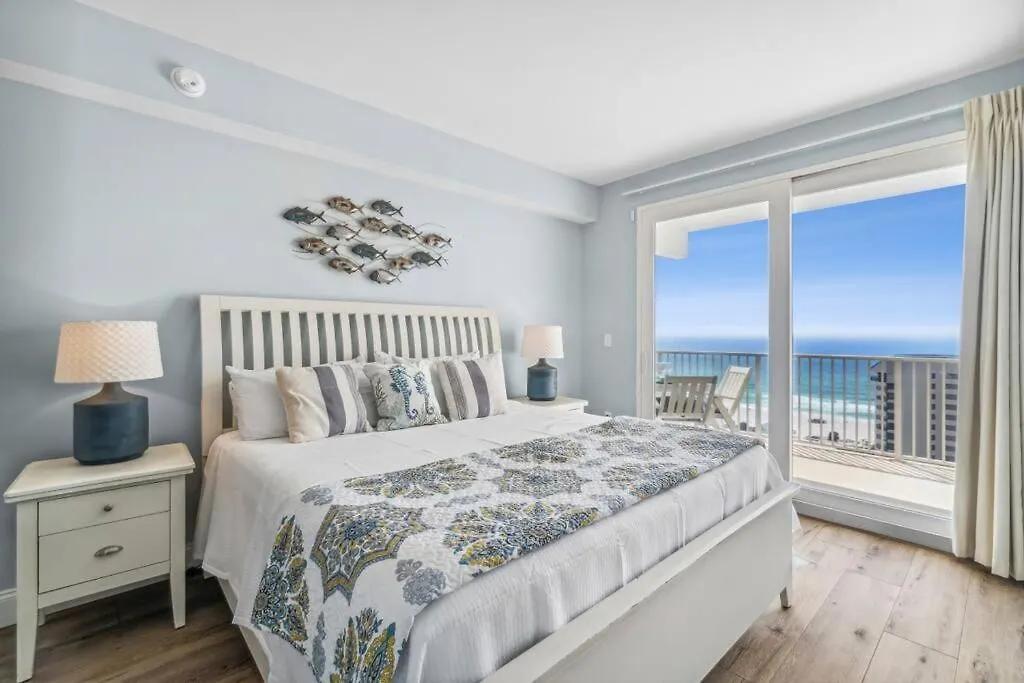 Spacious Beach Condo With Gulf Views! Sleeps 8! By Dolce Vita Getaways Pcb Panama City Beach Apartment